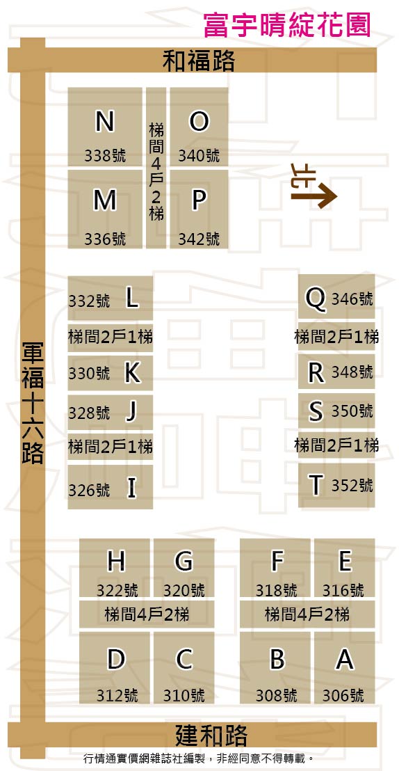 北屯區軍福十六路306號7樓 房屋棟別圖圖片
