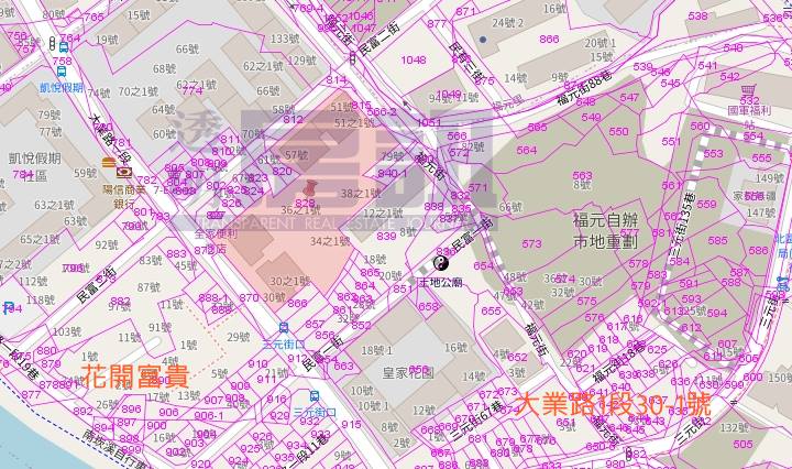 桃園區大業路一段42-1號7樓 房屋棟別圖圖片
